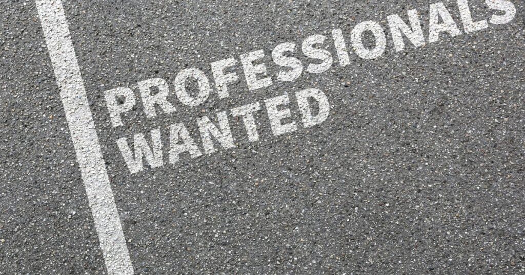 professionals wanted